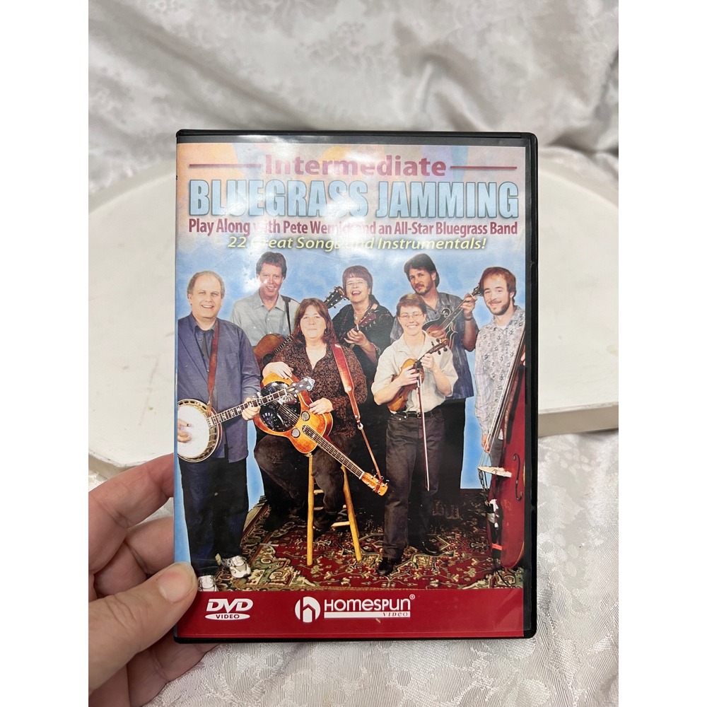 Homespun Intermediate Bluegrass Jamming DVD Pete Wernick 22 Songs DVD-WER-JM22